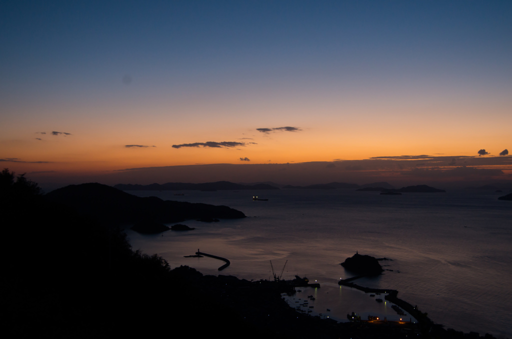 鞆の浦の夜明け