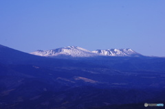 霧島山　横川より臨む