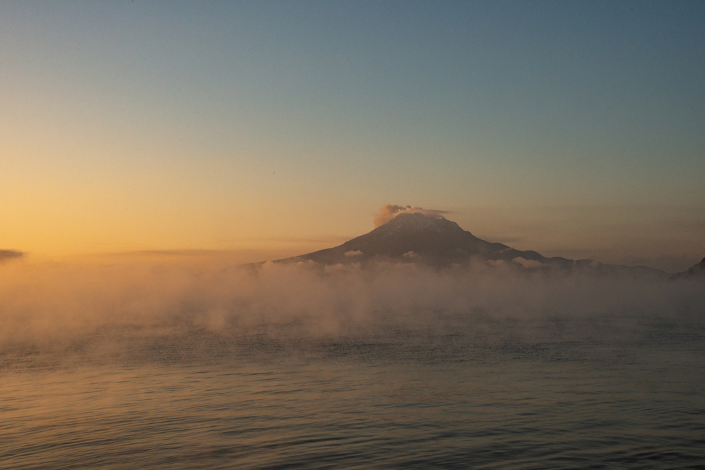 気嵐と桜島２
