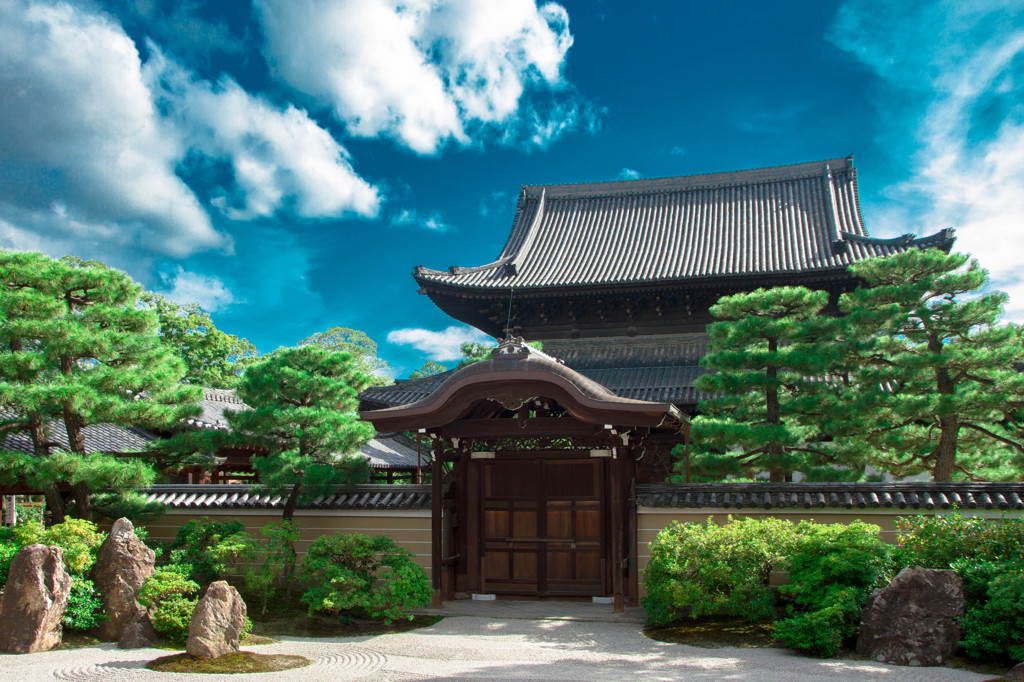 お寺。