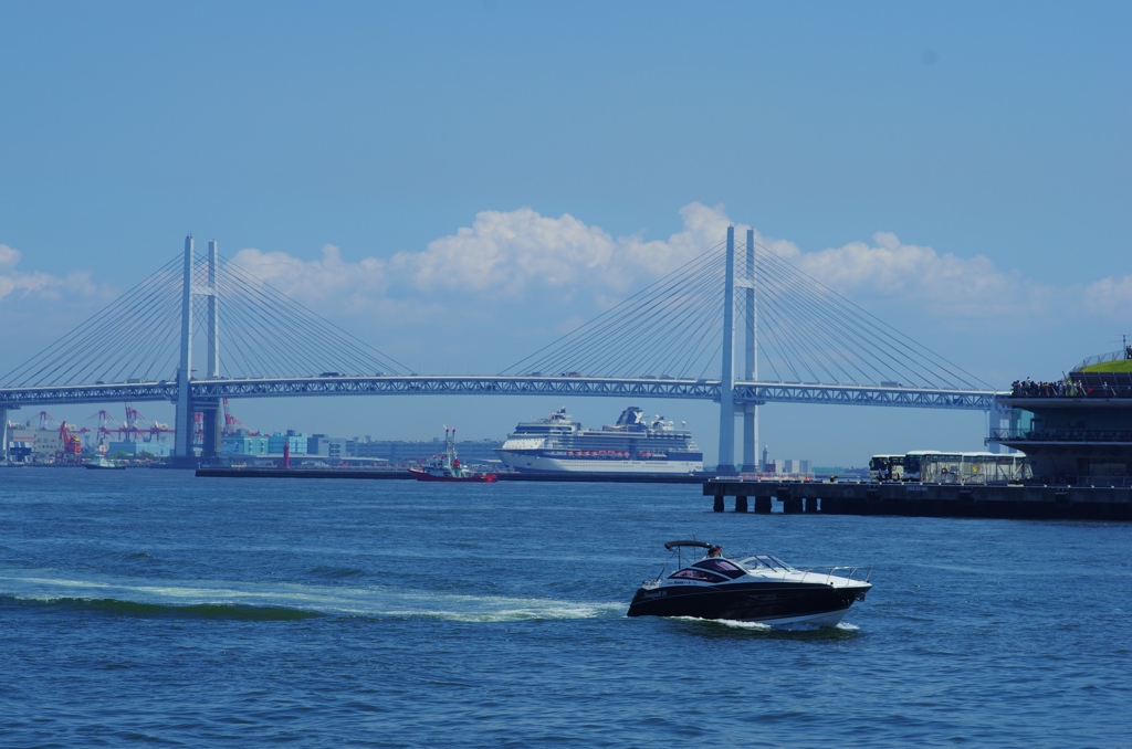 横浜港入港