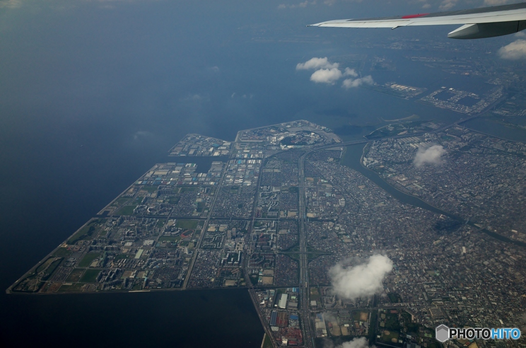 浦安上空