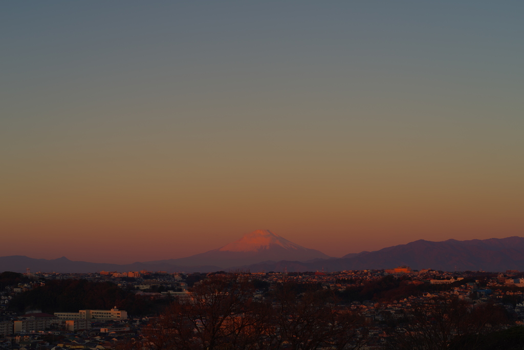 ２日の富士