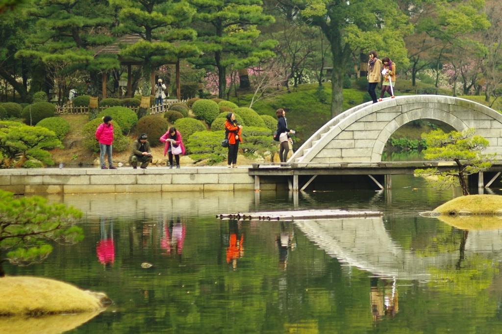 縮景園　それぞれの楽しみ方