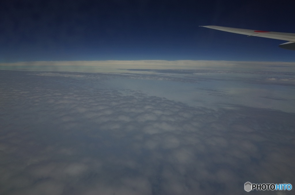 雲がとっても綺麗だったから