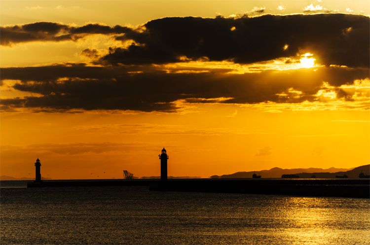 夕焼け　2014.10.7