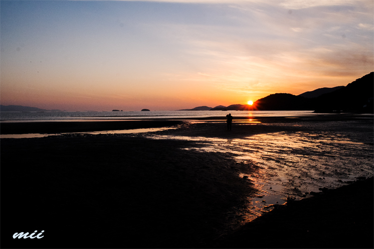 新舞子　夕暮れ