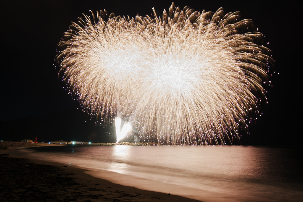 海辺の花火大会　その1
