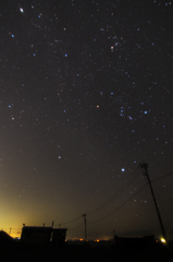 工場地帯　星空