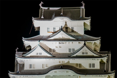 姫路城　2014.8.1　夜　おもちゃっぽい？ｗ