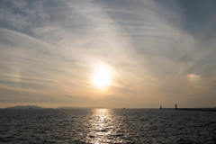 夕日