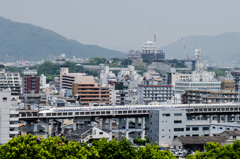 姫路城と新幹線