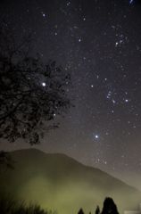 霧の上の星