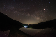 夜の田んぼ