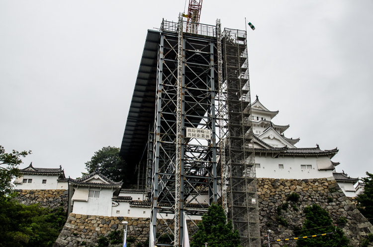 姫路城　2014.8.1　まだまだ工事中