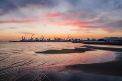 夕暮れ