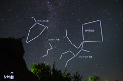 秋の星座　書いてみた♪
