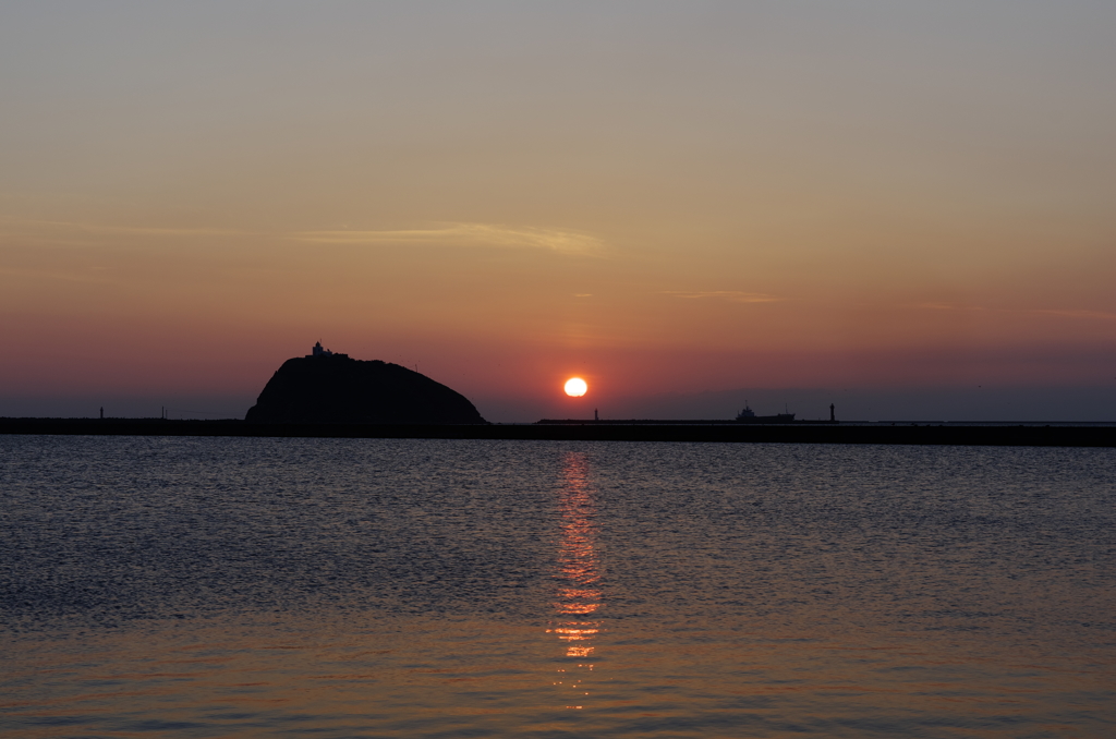 室蘭の夕焼け