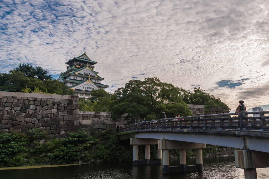 大阪城　極楽橋より