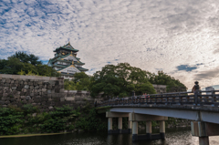 大阪城　極楽橋より