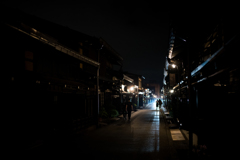 高山 夜の町並み3