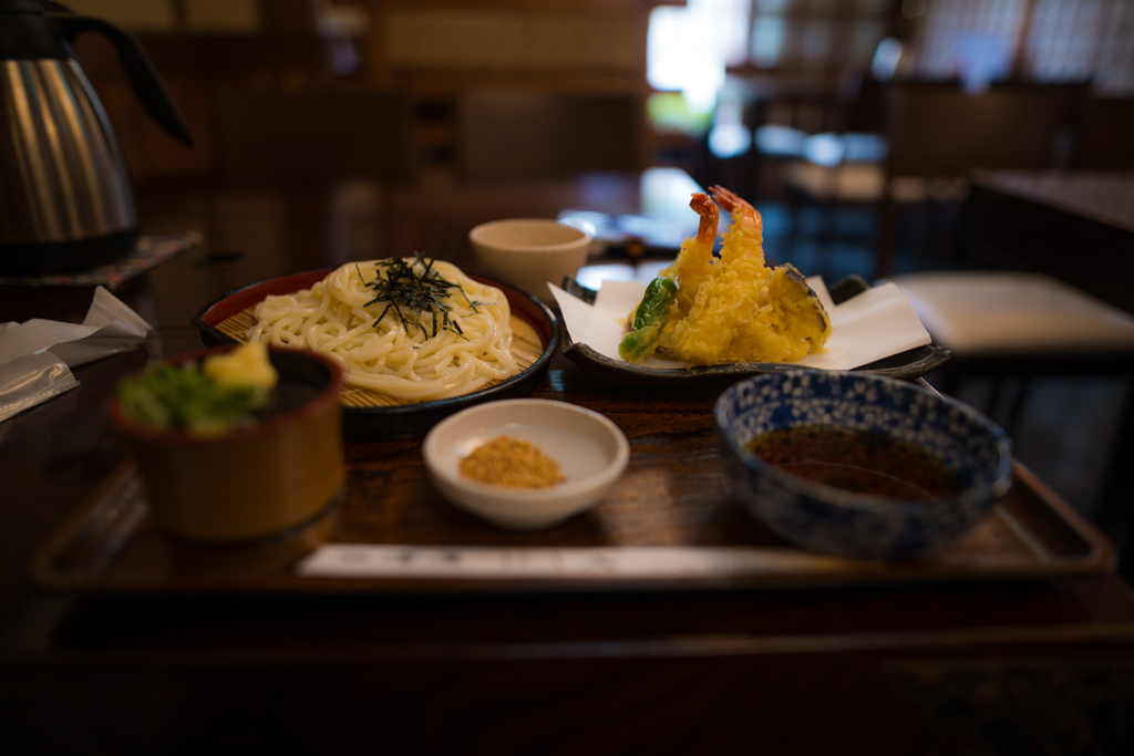 てんぷら・うどん定食