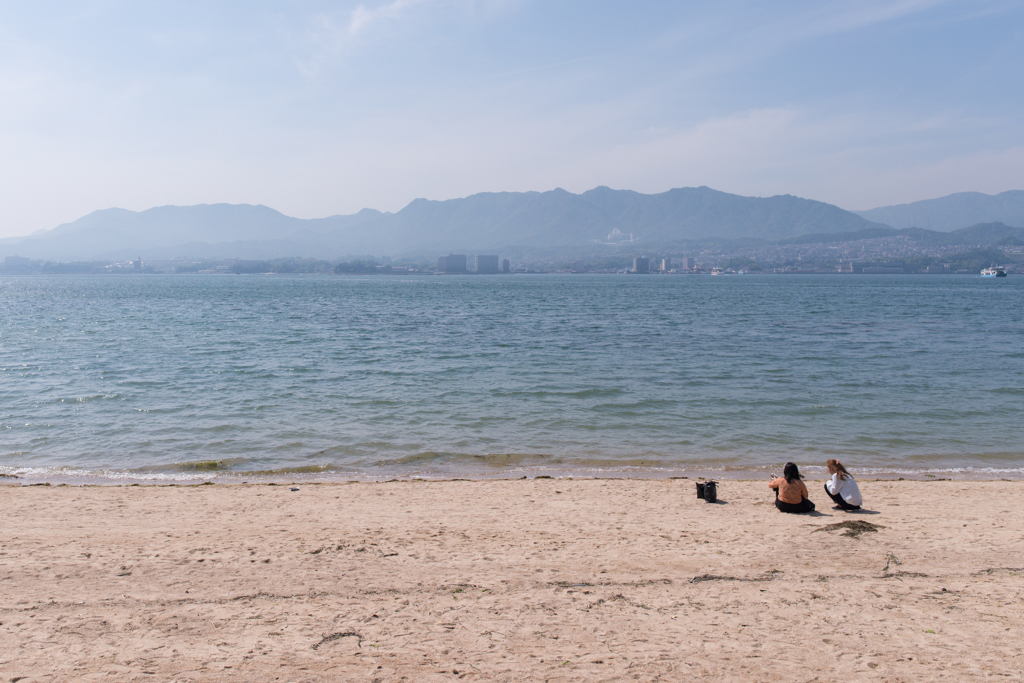 宮島の海岸