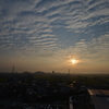 ハート模様の空