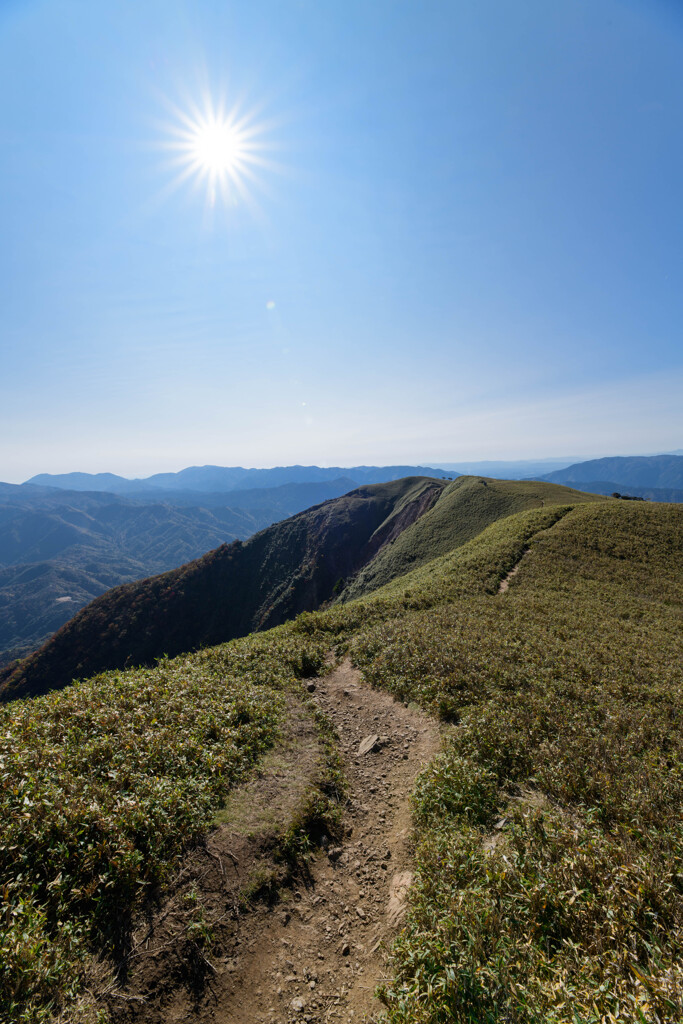 竜ヶ岳(三重)山頂付近10