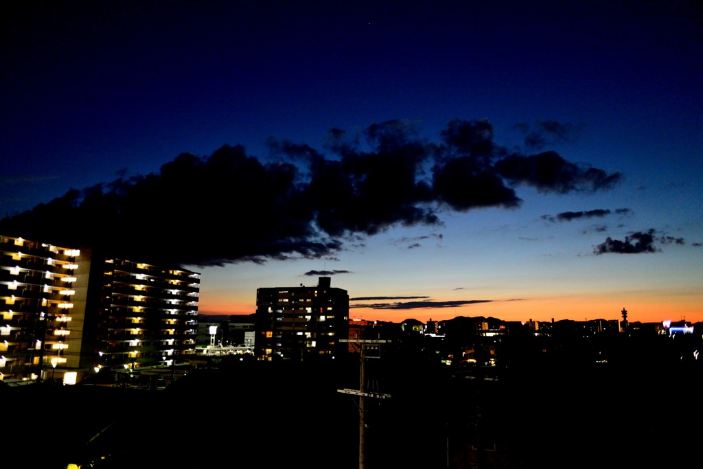昨夜