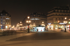 Paris night scene