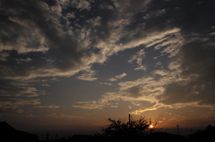 暮れ行く空