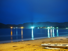 伊豆　弓ヶ浜の夜