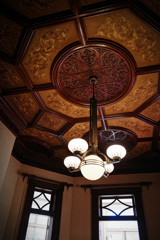 天井の意匠～旧岩崎邸