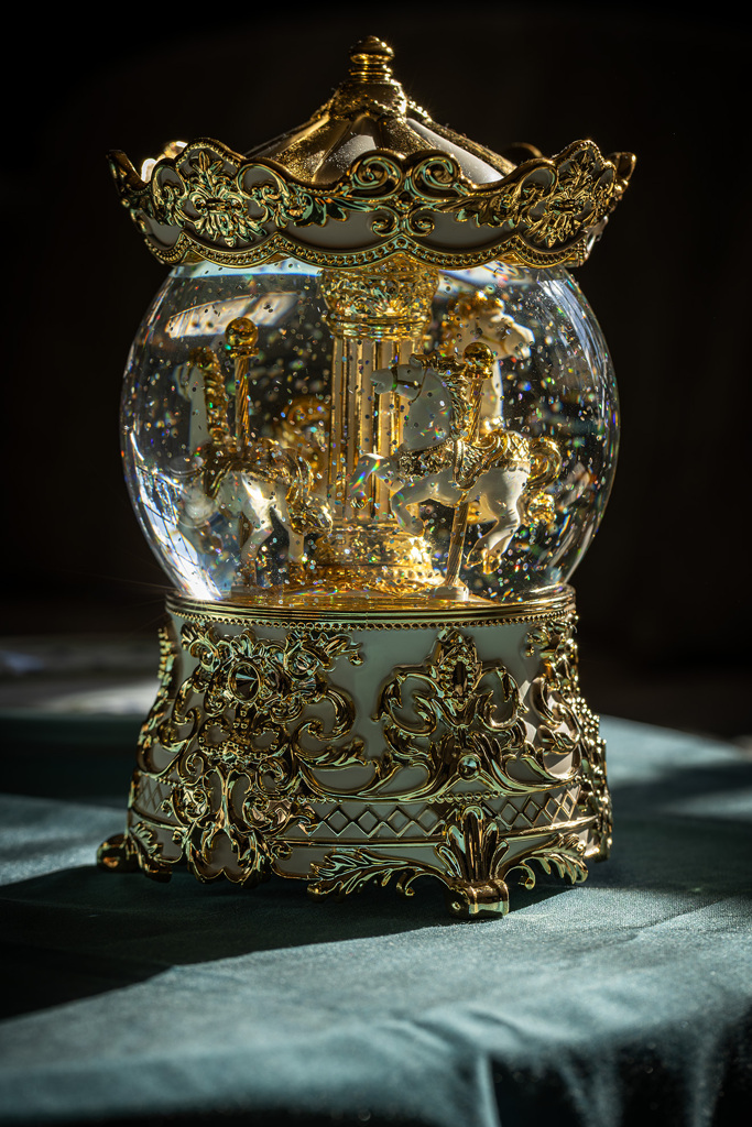 回転木馬は虹色の雪の夢を見つづける。