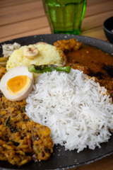 インディカ米もまた美味し。