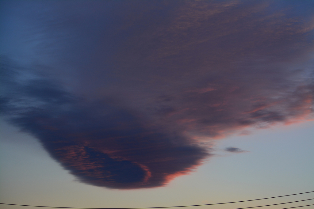 巨大レンズ雲２
