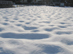 スマイルな雪