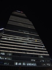 上海、陸上での手持ち夜景