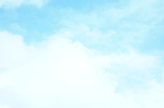 雲の中から