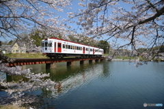 貴志川線　イチゴ電車