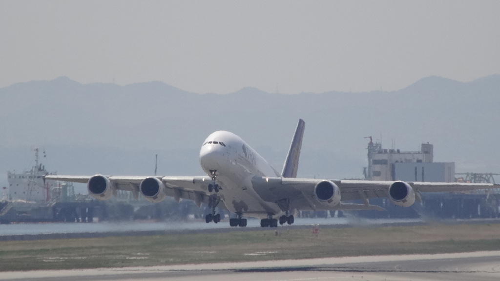 A380離陸