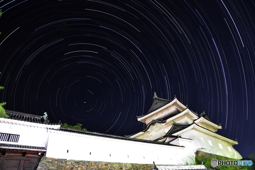 4月29日和歌山城星空