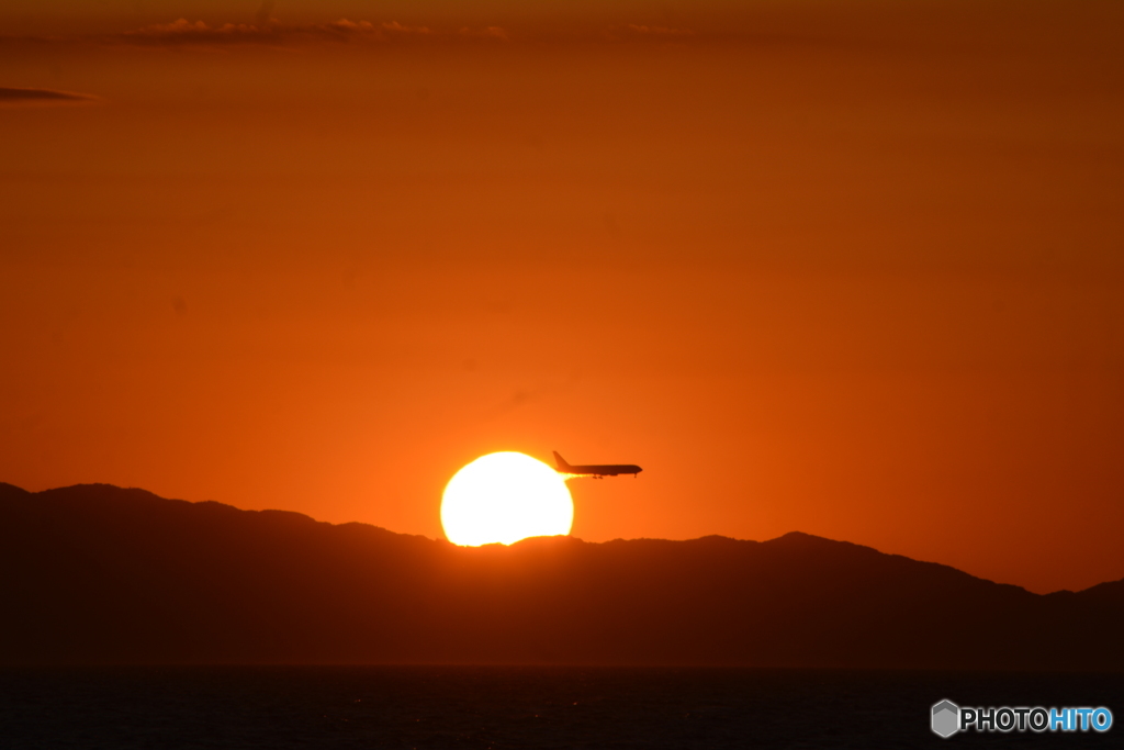 夕日