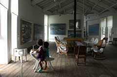 At the museum