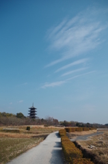 備中国分寺と自転車道