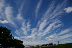 梅雨の青空