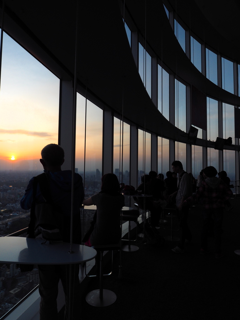 東京シティビューからの夕焼け　その2