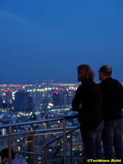 夜景を望む・・・
