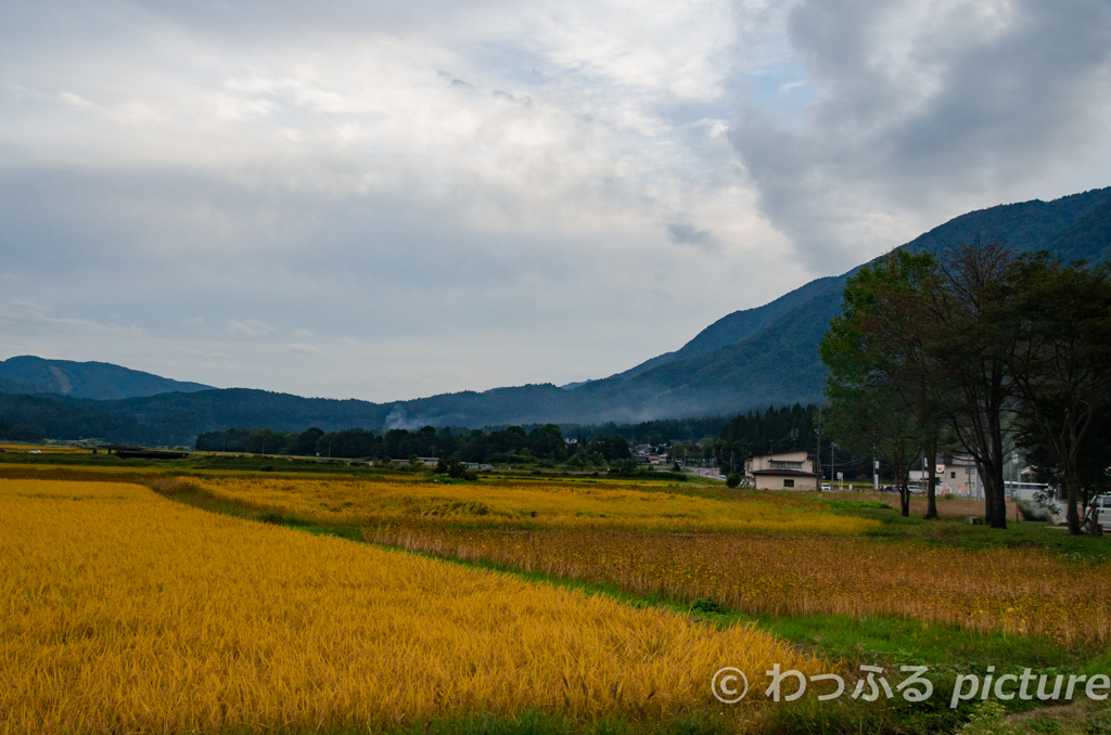 白馬の田園風景